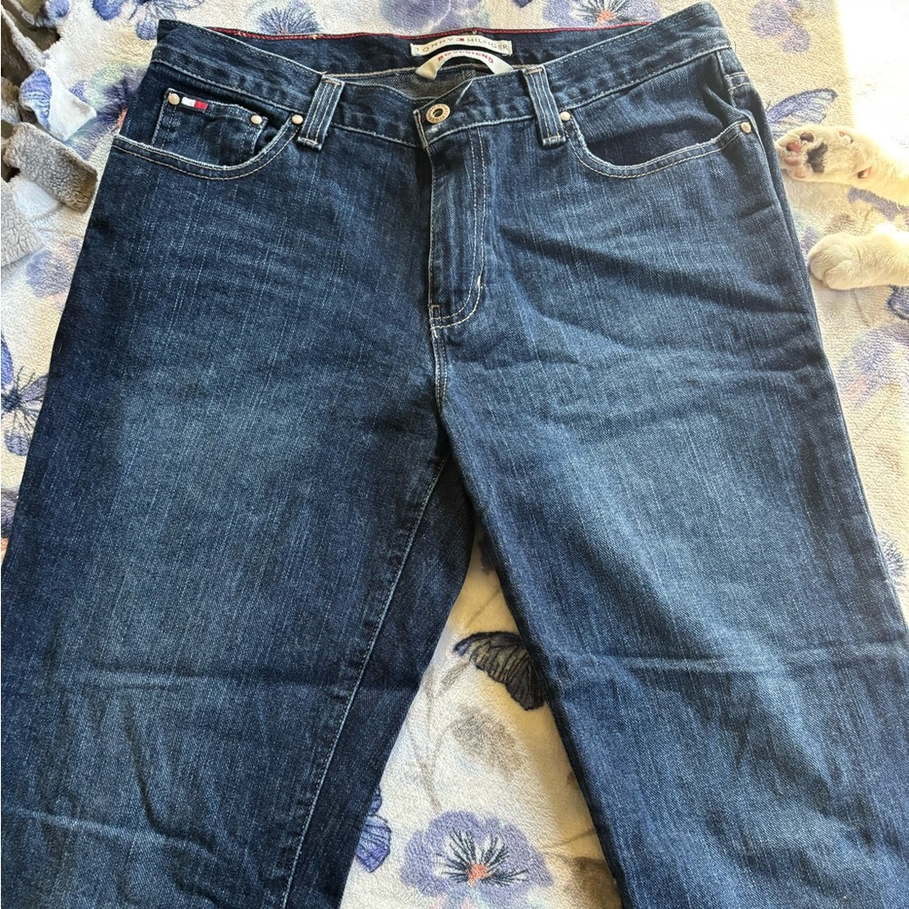 Tommy Hilfiger Women's Blue Boyfriend Jeans